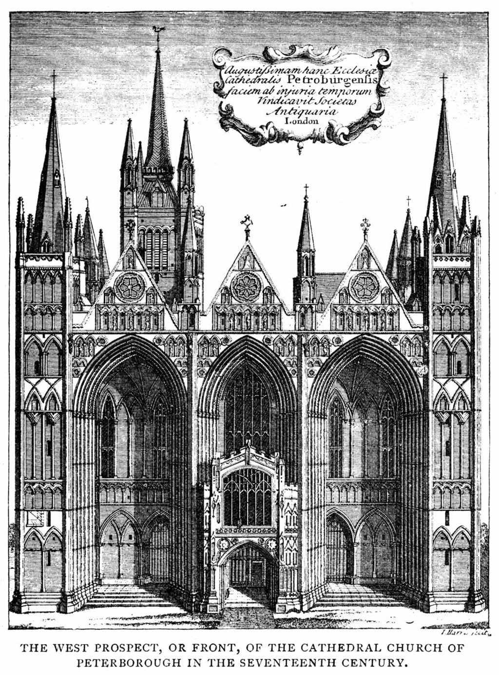 peterborough cathedral-old image cc wiki public domain