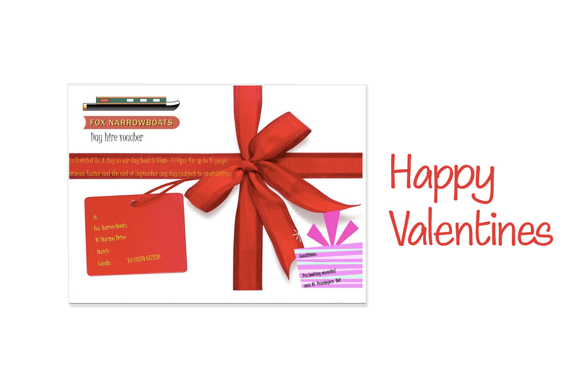 Fox Narrowboats Day Boat Hire Gift Voucher